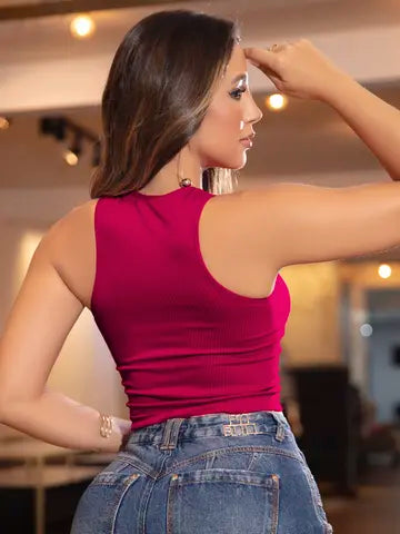 REGATA CROPPED FEMININA COM ESTILO EMPÓRIO PIT BULL 86072