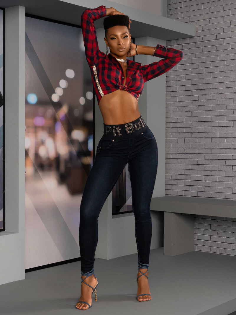 Camisa M/L Pit Bull Jeans Ref 68875