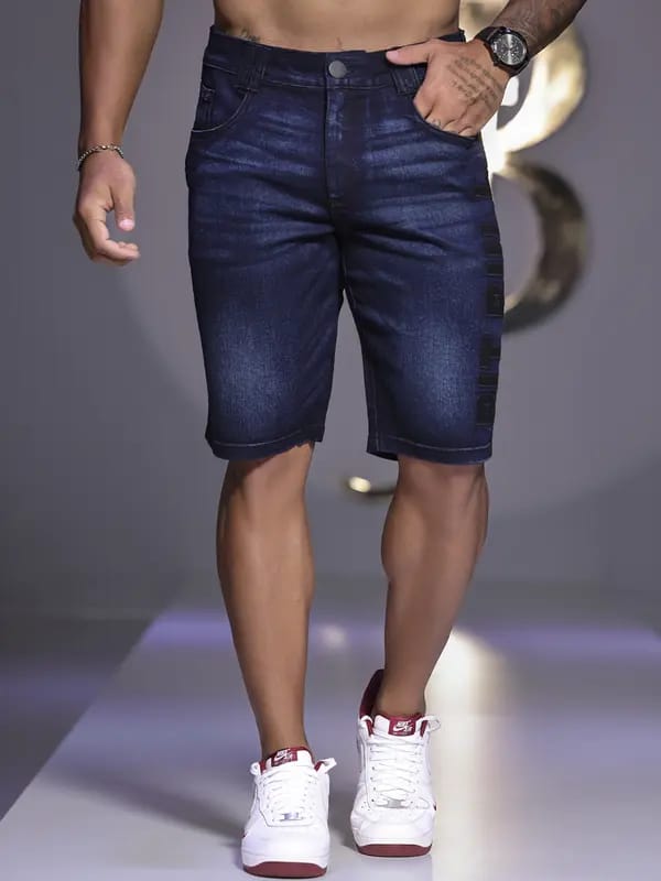 BERMUDA SLIM PERSONALIZADA ESCRITA LATERAL PIT BULL JEANS 84629