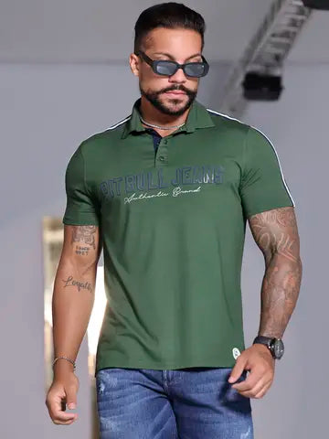 POLO MASCULINA AUTÊNTICA  PIT BULL JEANS 85519