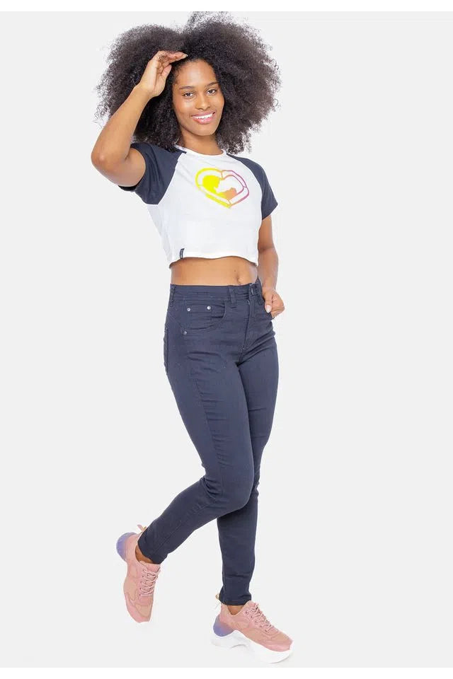 Camiseta Cropped Ecko  Feminina Ref U708A