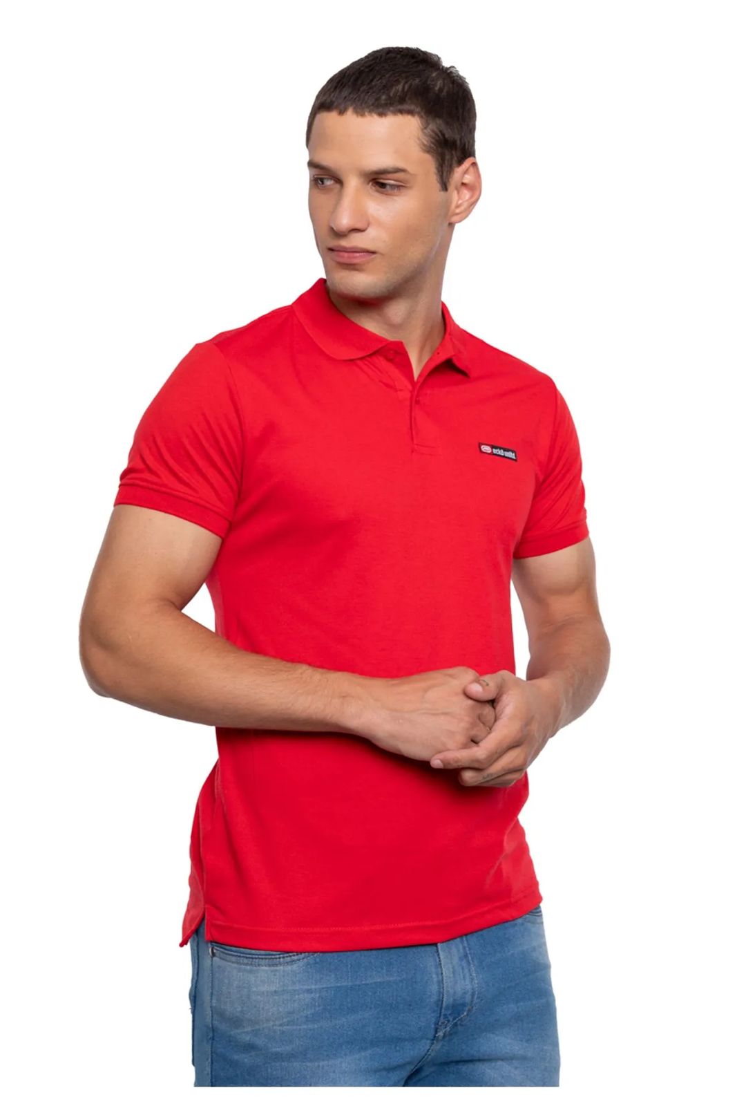 CAMISETA POLO MASCULINA ECKO PIQUET LABEL REF EK291