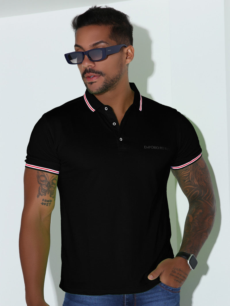 POLO MASCULINA EMPORIO PIT BULL JEANS REF 84724