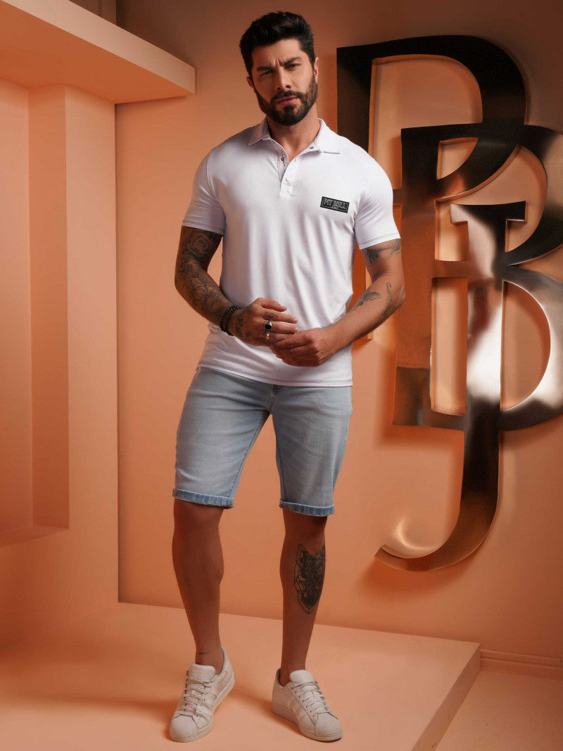 POLO MASCULINA PIT BULL JEANS REF 79235