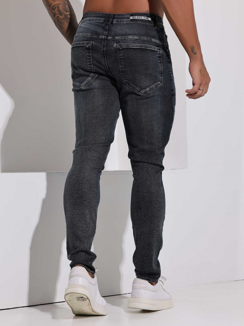 CALÇA JEANS MASCULINA SKINNY BLACK PIT BULL 63050