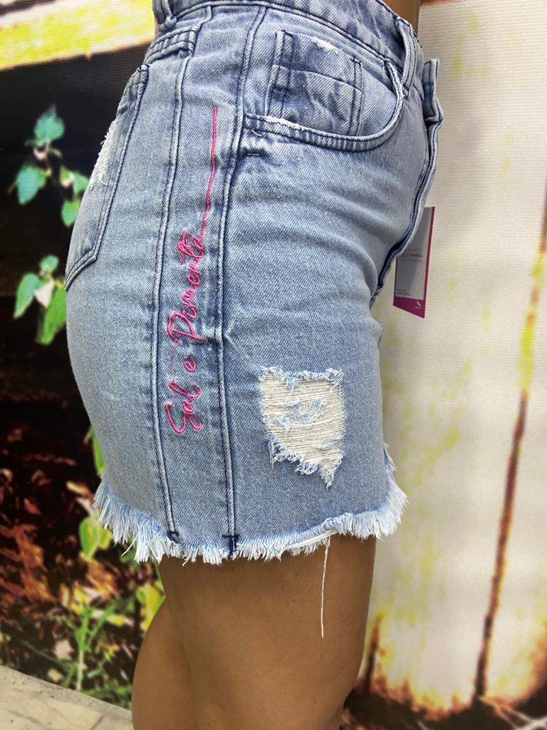 Saia Jeans Sal e Pimenta Ref 0223