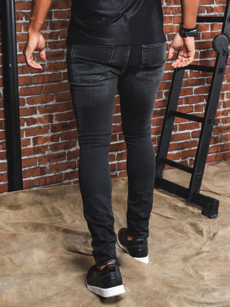 Calça Pit Bull  Masculina Slim Jeans Black Ref 42494