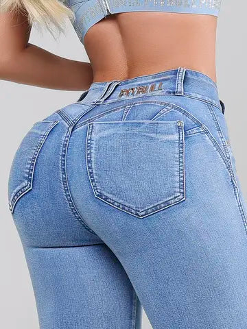 Calça Skinny Confortável e Elegante com Lavado Claro Pit Bull Jeans Ref: 87734