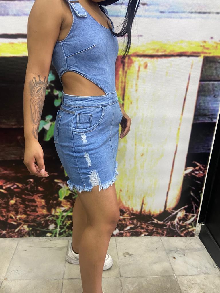 Vestido Jeans Sal e Pimenta Ref 199305