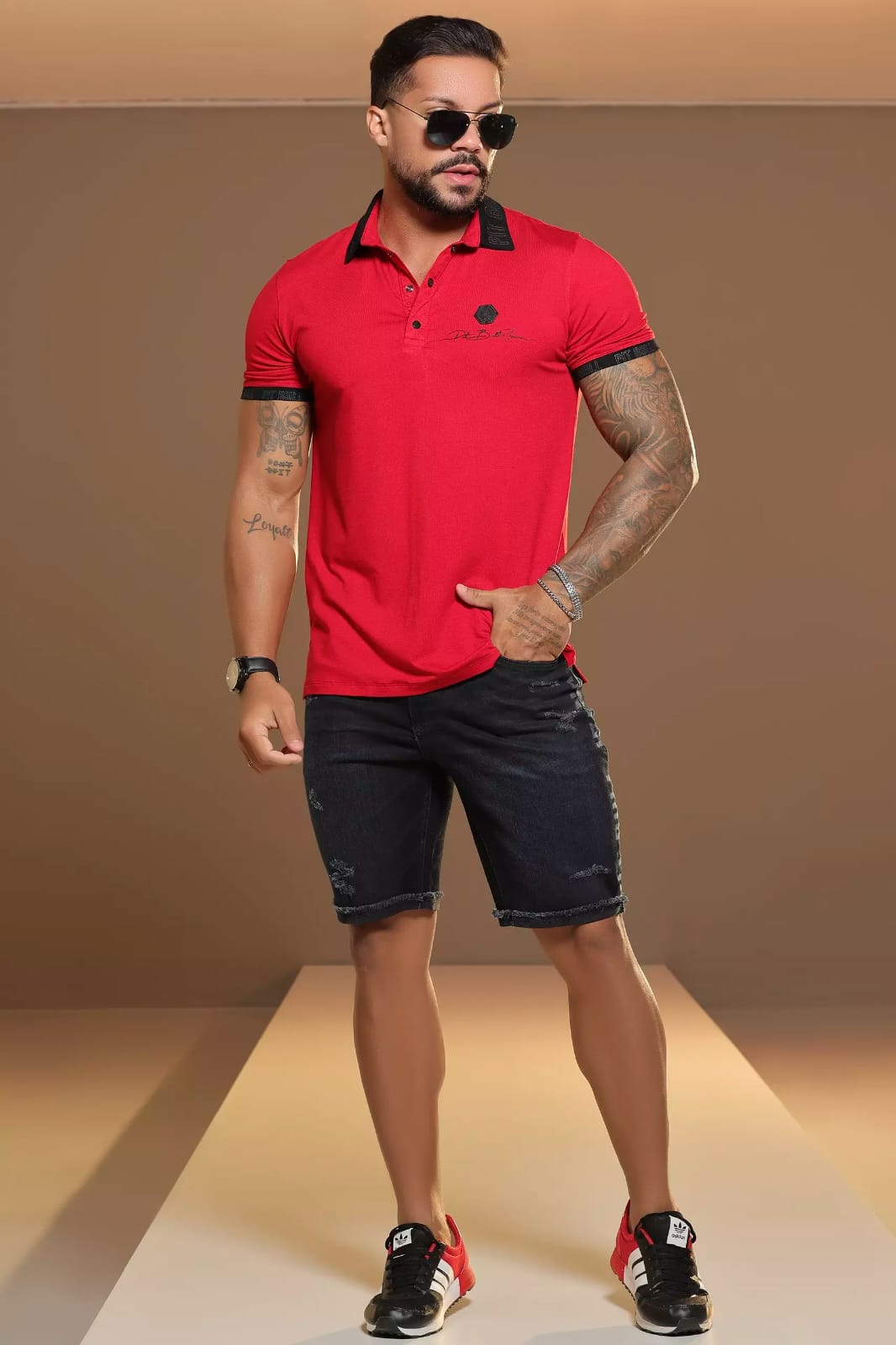 BERMUDA MASCULINA PIT BULL JEANS REF 86425