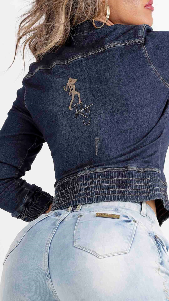 Jaqueta Bomber Rhero Jeans Ref 56766