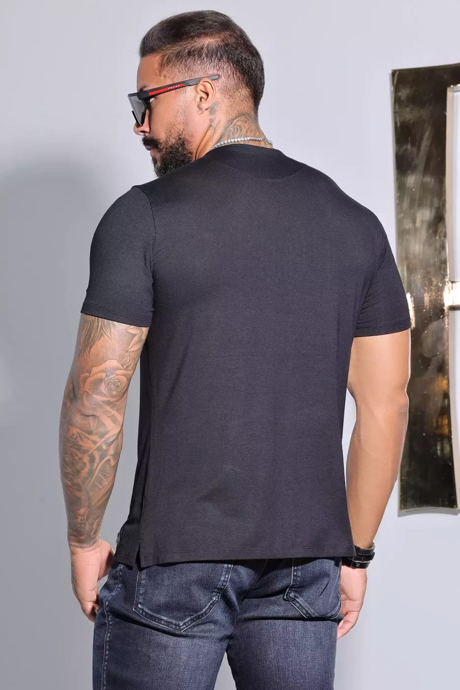 CAMISETA GOLA O SLIM PERSONALIZADA PIT BULL JEANS Ref: 86159