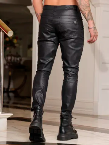 Calça Masculina Preta Estilosa e Sofisticada Pit Bull Jeans Ref: 86476