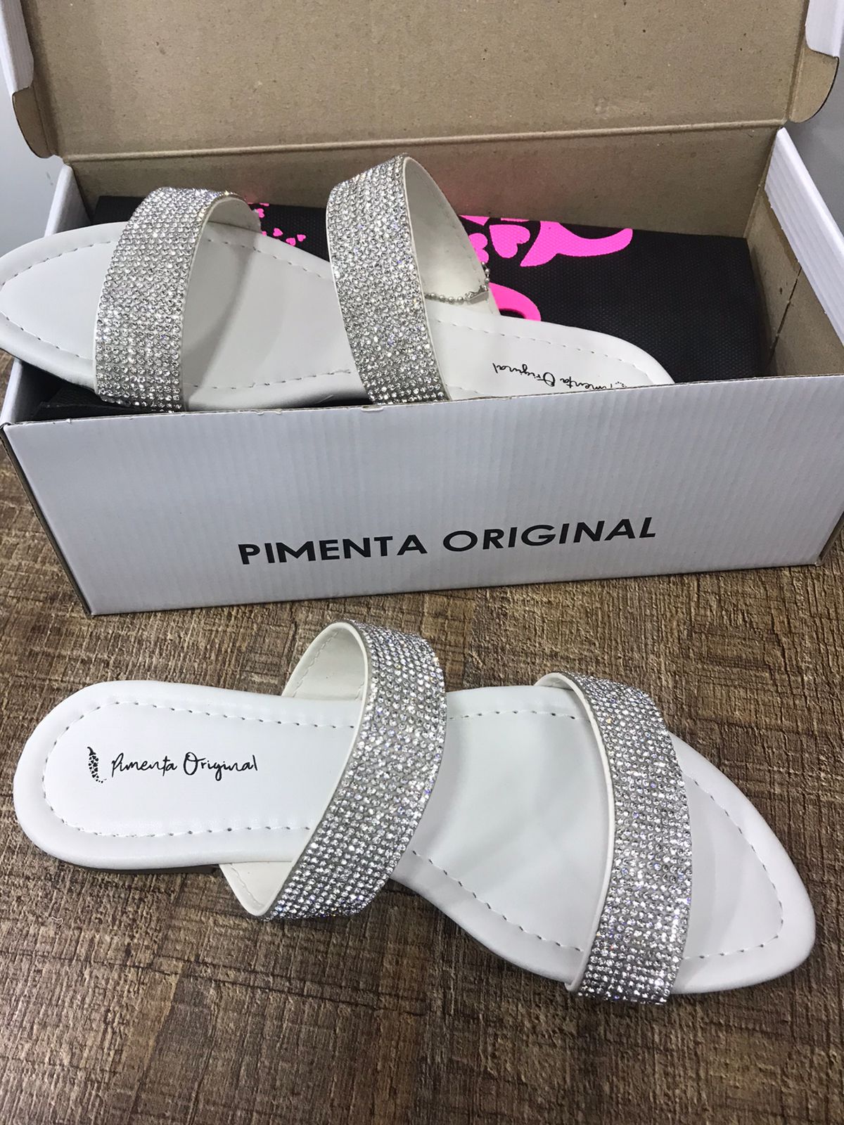 RASTEIRINHA 2 TIRAS COM STRASS PIMENTA ORIGINAL REF 2248