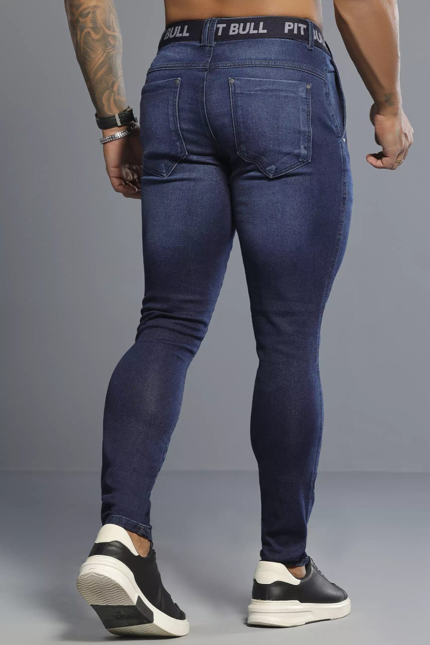 CALÇA MASCULINA PIT BULL JEANS MODERNA E ESTILOSA COM ELÁSTICO NO CÓS Ref: 82237