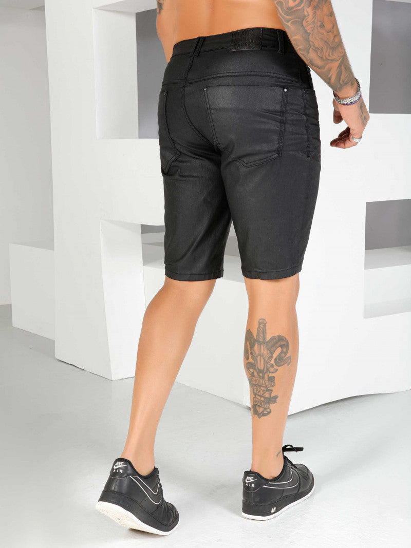 BERMUDA MASCULINO SLIM PRETO REF  81695