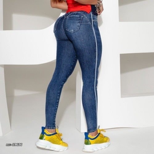 Calça Skinny Com Puídos Pitr Bull Jeans Original Ref 59636