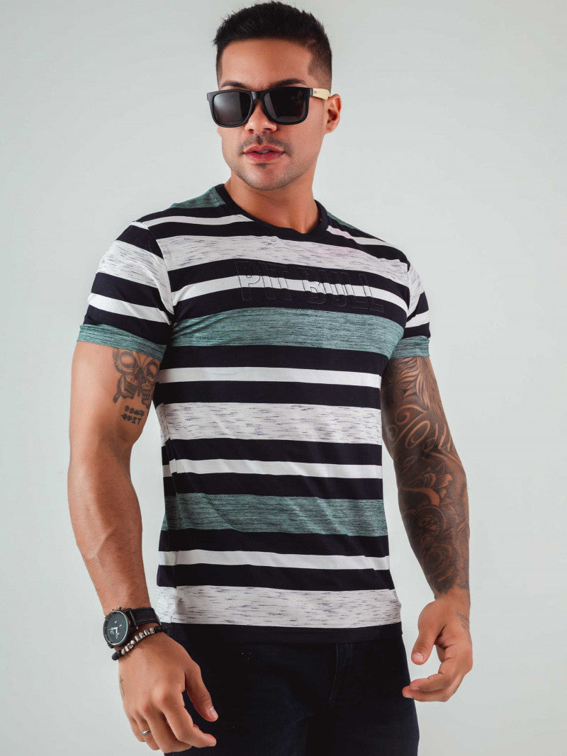 Camisa Gola Carea Pit Bull Jeans Ref 80893