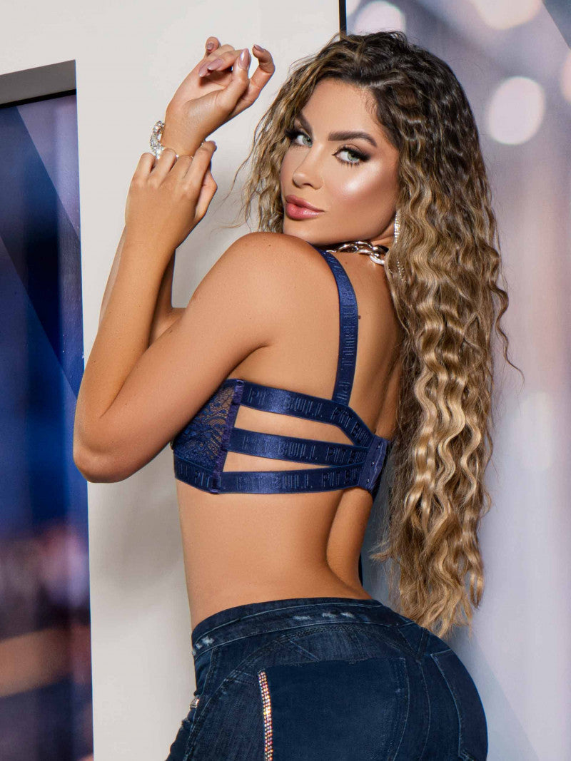 Top Renda Conceito Pit Bull Jeans Ref  69307