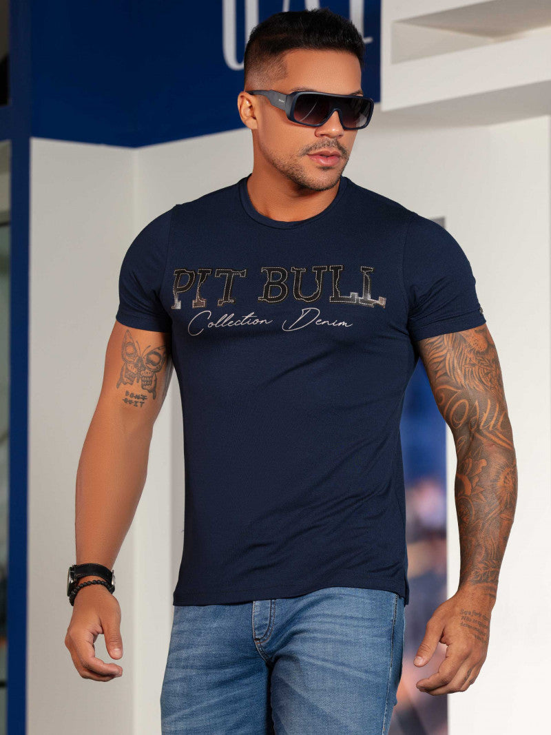 Camiseta Masculina  Pit Bull Original Ref 68645