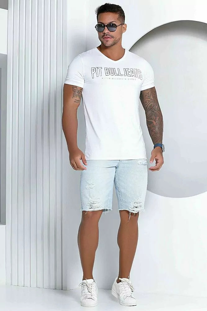 BERMUDAS MASCULINAS PIT BULL JEANS REF  81973