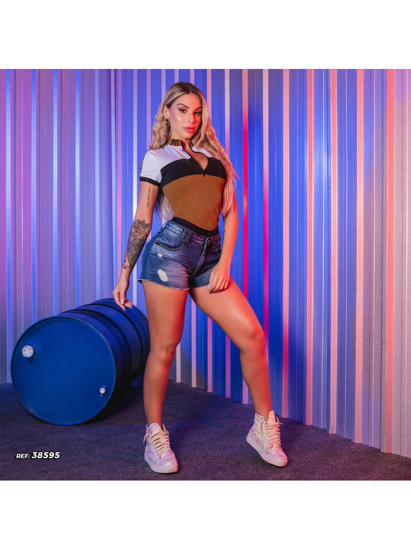 Short Jeans Confort Pit Bull Jeans Original Ref 38595