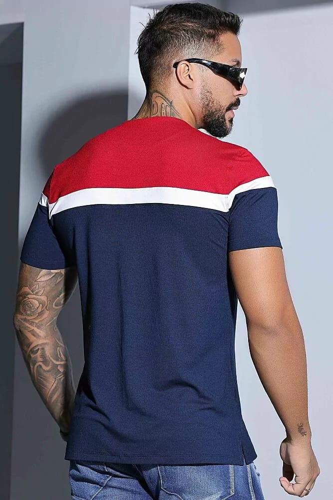 CAMISETA MASCULINA MANGA CURTA PIT BULL JEANS Ref: 84339