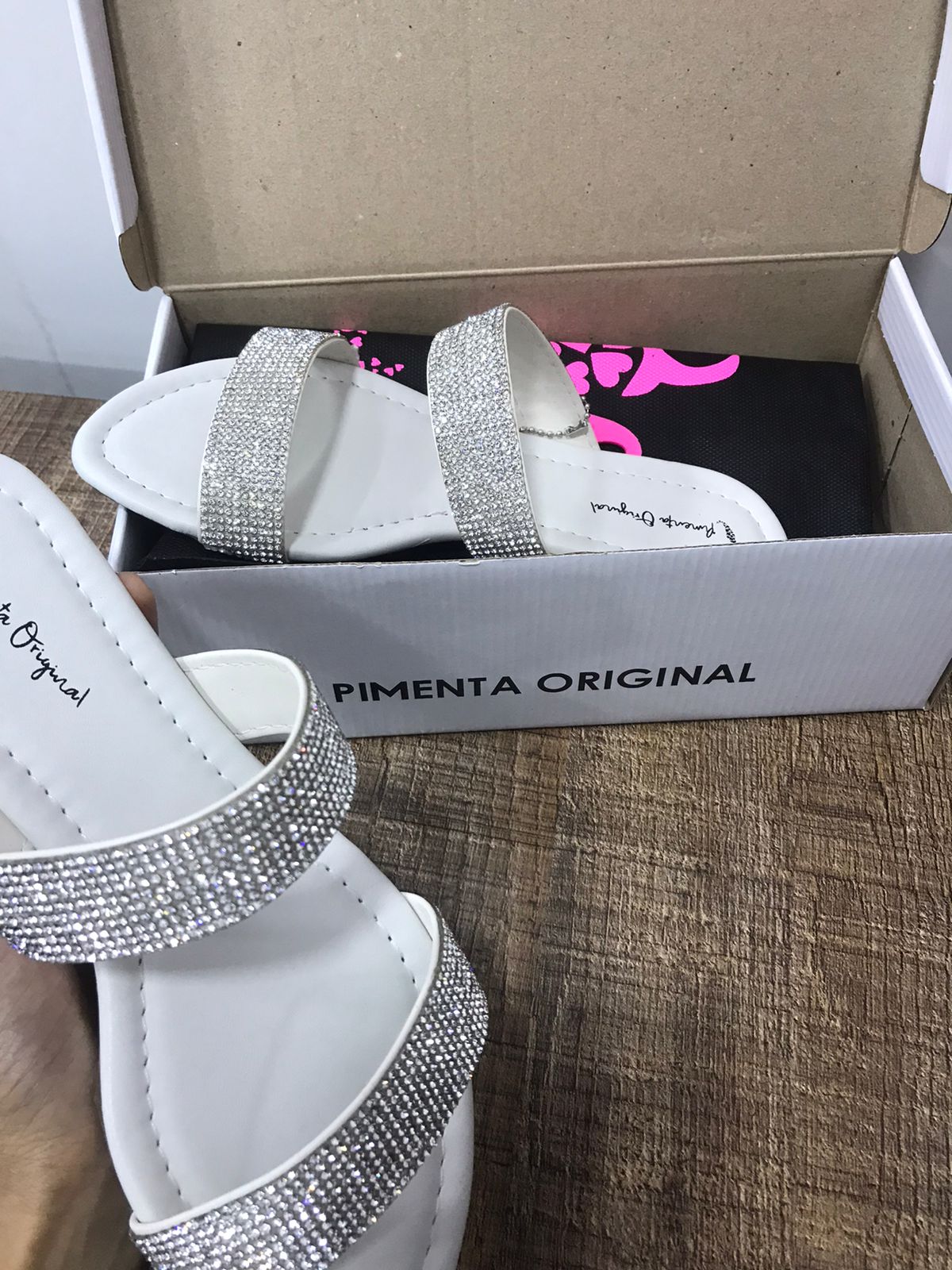 RASTEIRINHA 2 TIRAS COM STRASS PIMENTA ORIGINAL REF 2248