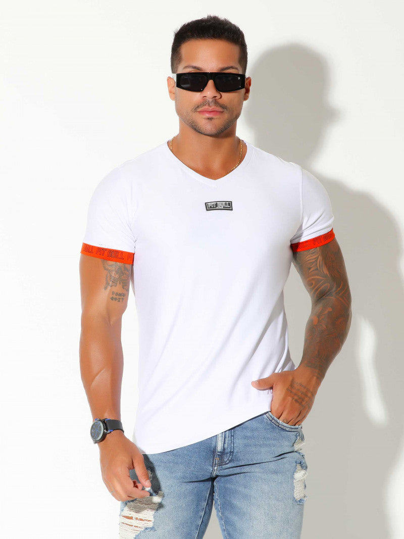 CAMISETA GOLA V PIT BULL JEANS REF 80223
