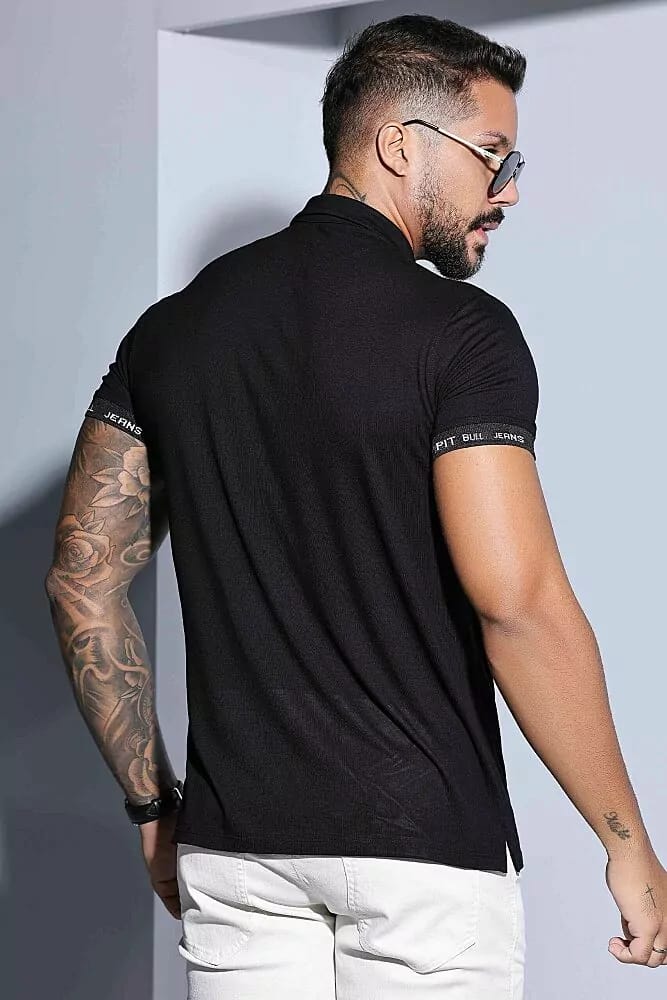 CAMISA POLO MASCULINA PIT BULL JEANS  Ref: 84242