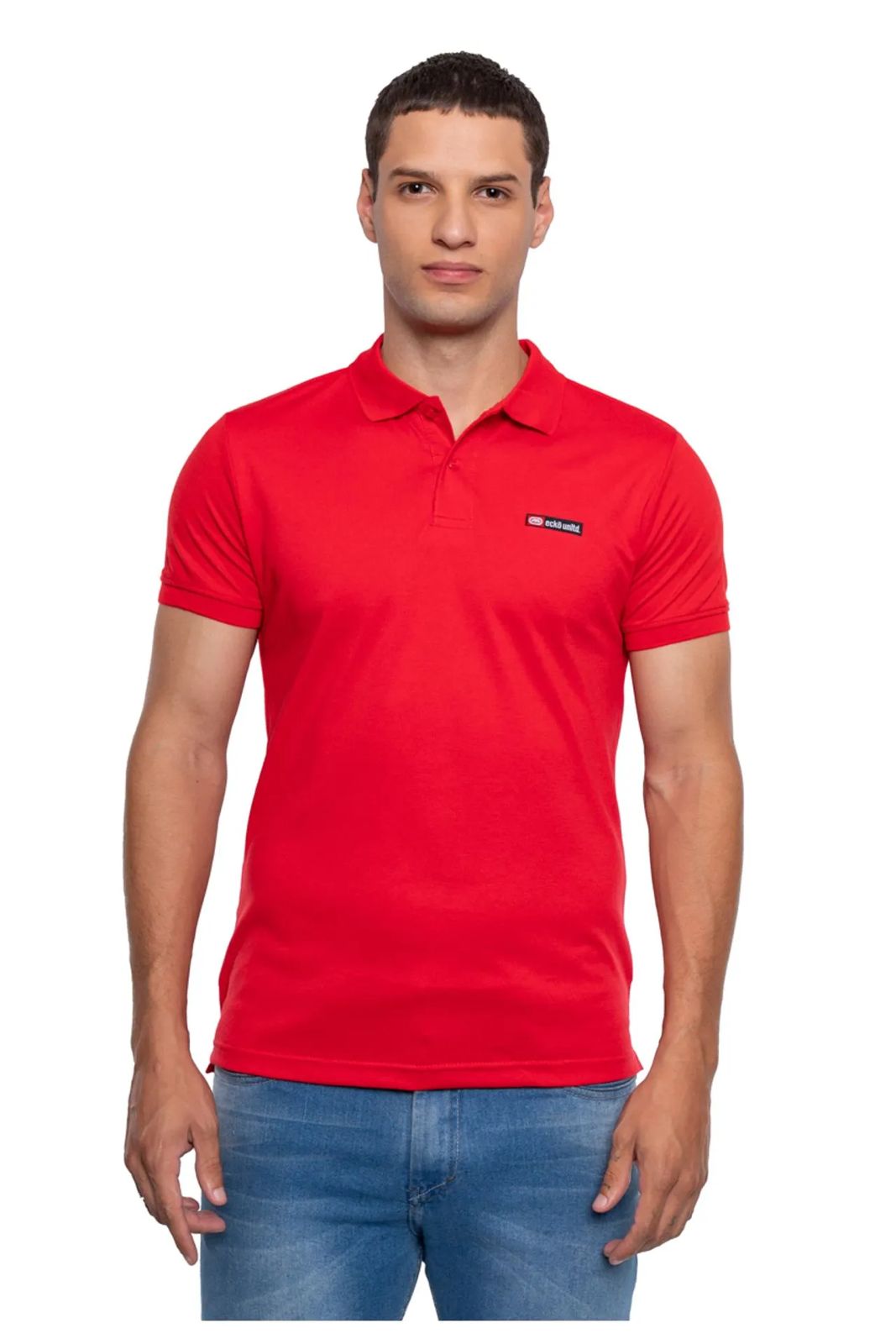 CAMISETA POLO MASCULINA ECKO PIQUET LABEL REF EK291