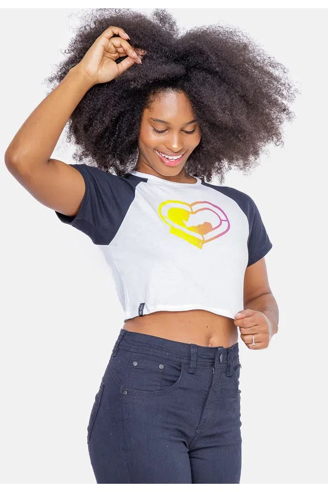 Camiseta Cropped Ecko  Feminina Ref U708A