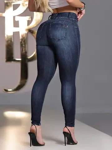 CALÇA SKINNY MODELADORA PIT BULL JEANS  REF: 84872