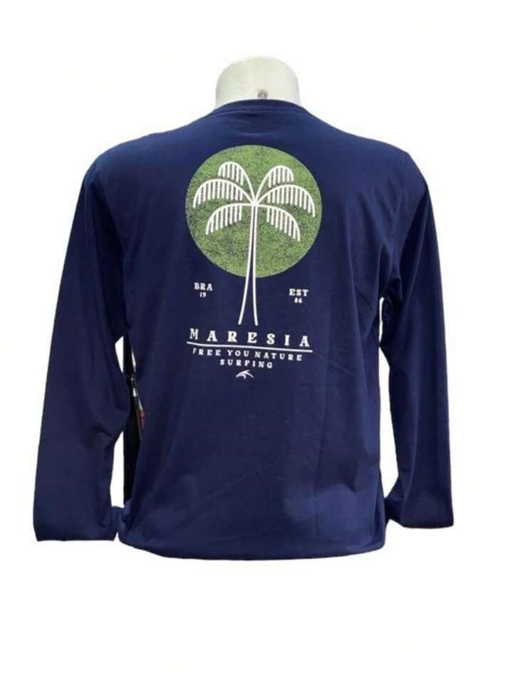 Camiseta Masculina Manga Longa  Maresias Ref 16200050