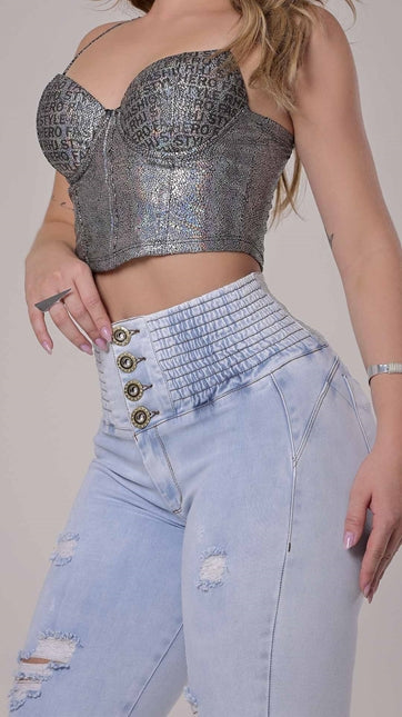 CALÇA SUPER COMPRESSORA RHERO JEANS PROMOCIONAL REF 56972