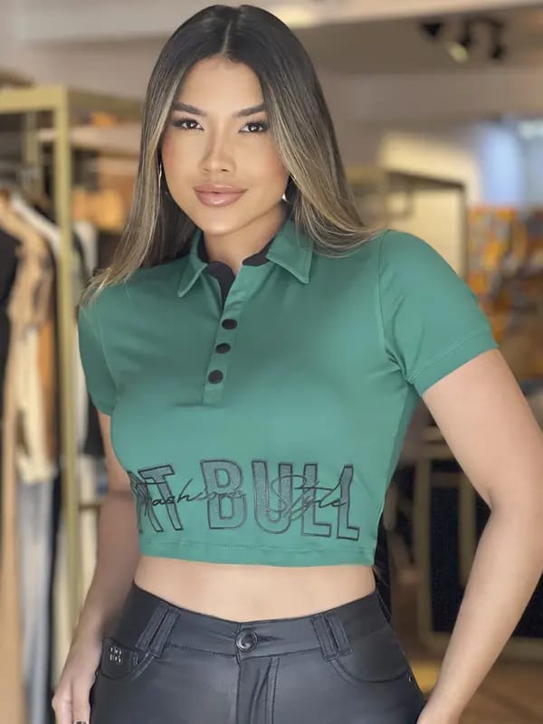 CROPPED POLO M/C PIT BULL JEANS REF 81476