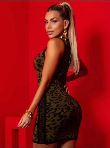 Vestido Tricot Pit Bull Jeans Original Ref 63357