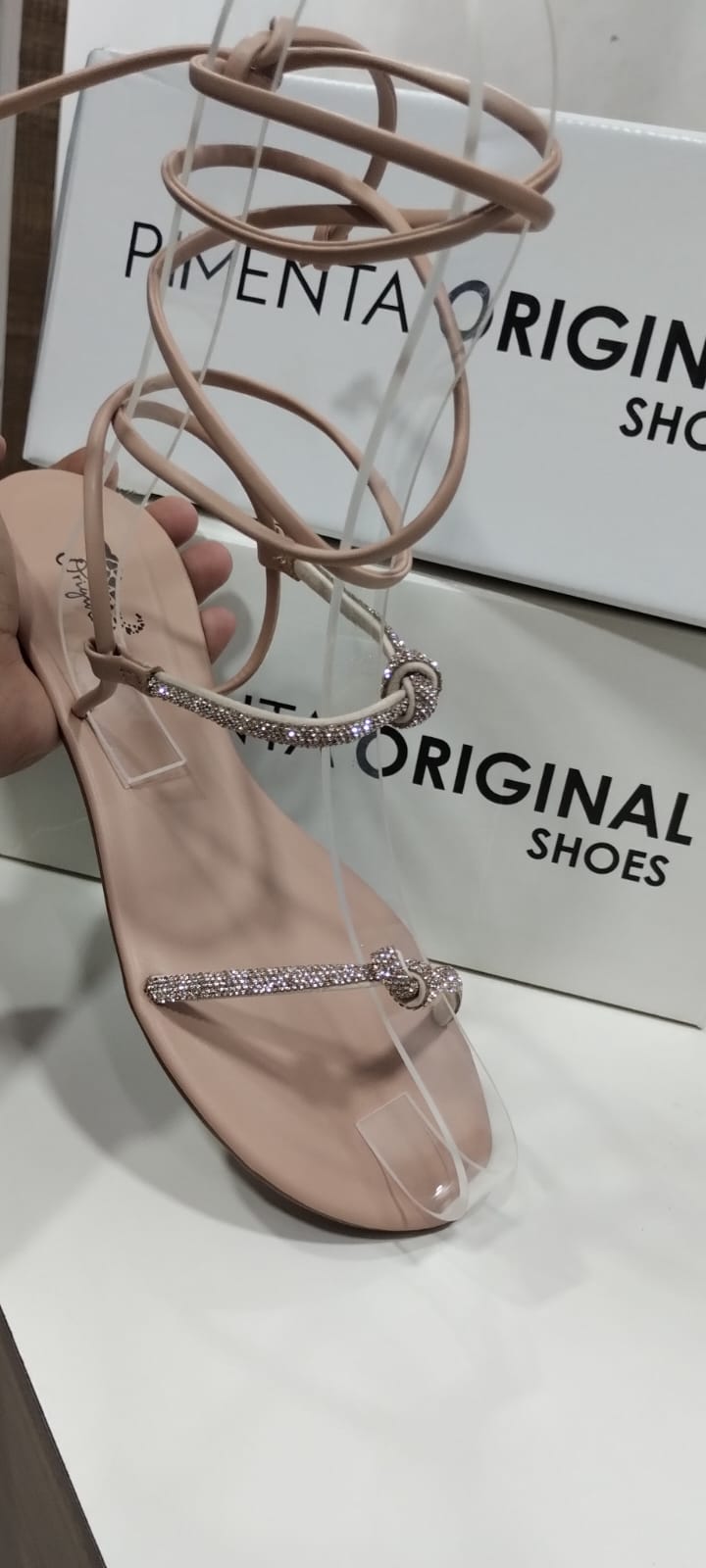 RASTEIRINHA DE STRASS COM AMARRAÇÃO REF 2310