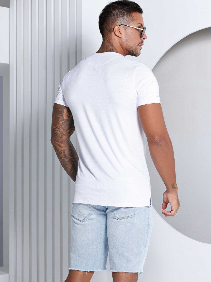 CAMISETA GOLA V MASCULINA PIT BULL JEANS REF 80738