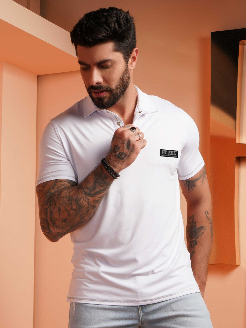 POLO MASCULINA PIT BULL JEANS REF 79235