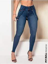 Calça Pit Bull Jeans Original Com Suspensório Ref 61719