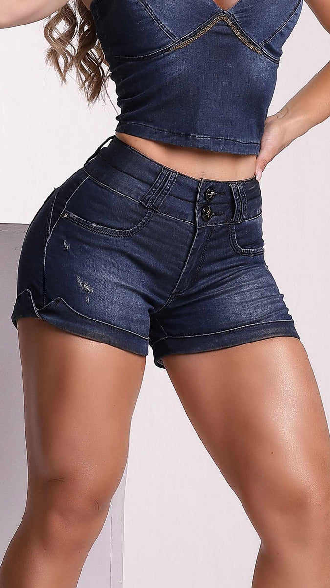 Shorts Femenino Rhero Jeans Ref 55532