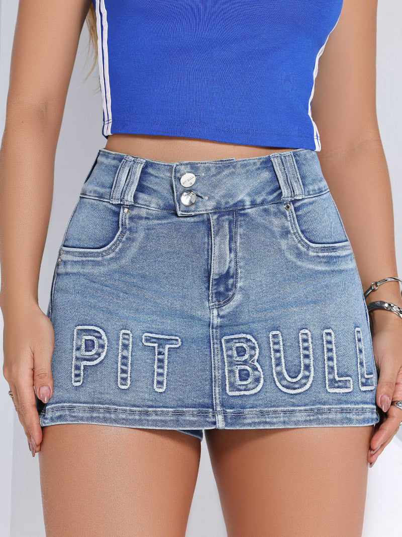SHORT SAIA JEANS FEMININO PIT BULL JEANS 81071