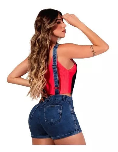 Jardineira Curta Realça Curvas 40801