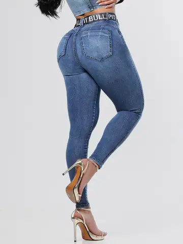Calça Hot Pants Modeladora e Sofisticada com Cinto Pit Bull Jeans Ref: 87697