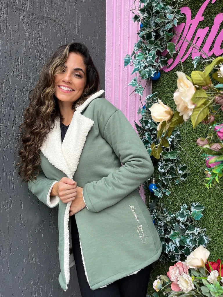 Casaco Dupla Face Teddy Tricats Ref 17723