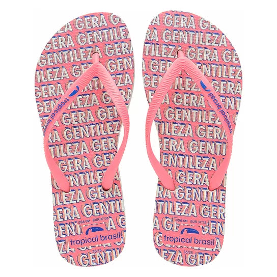 Chinelo Tropical Brasil Estampas  Ref TBF0006