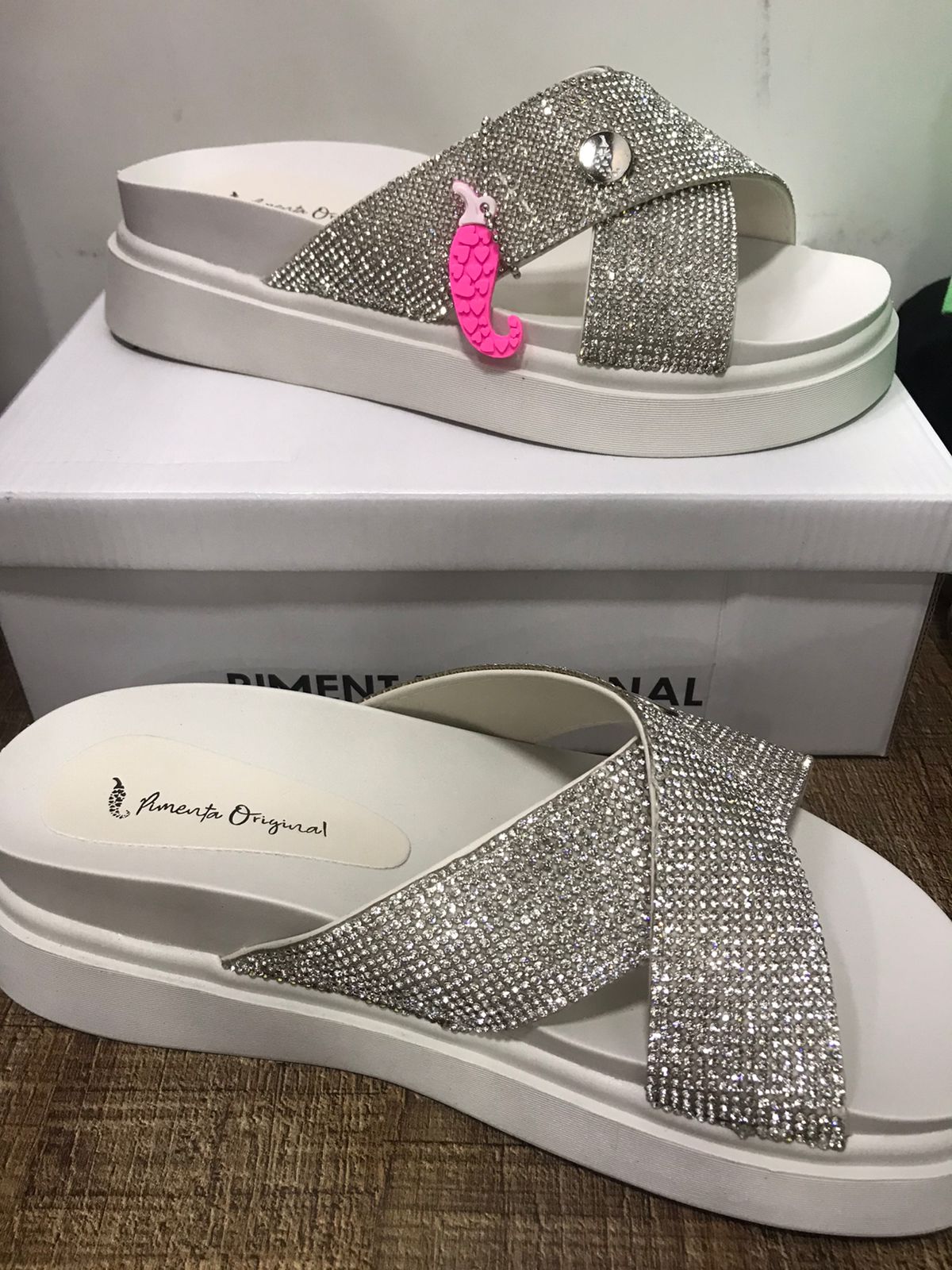 BIRKEN COM STRASS EM X PIMENTA ORIGINAL REF 7105O