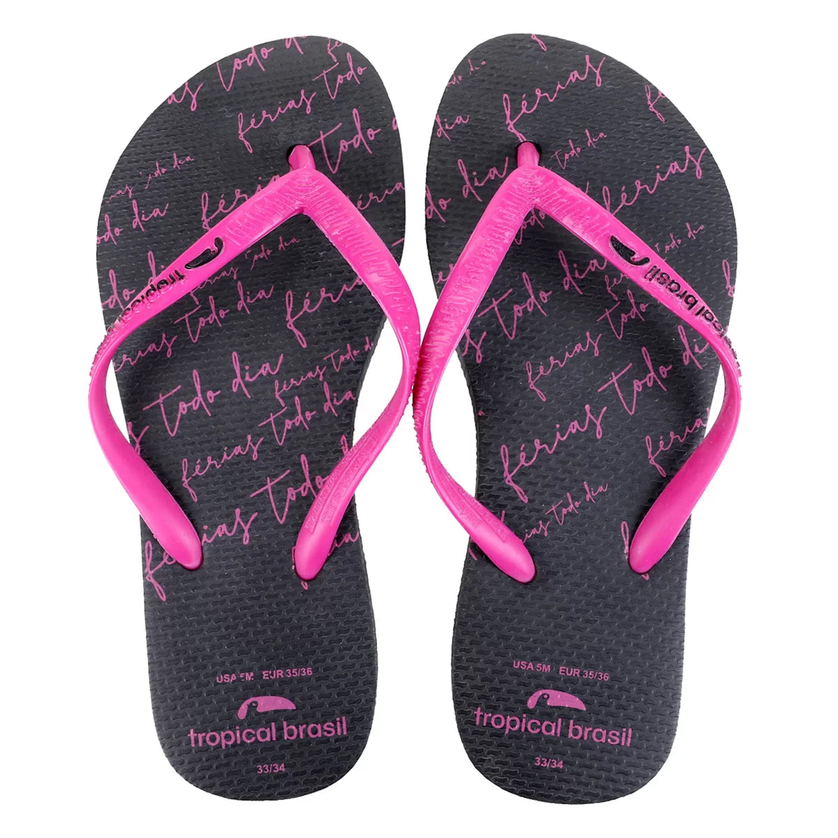 Chinelo Tropical Brasil Estampas Ref TBF0012