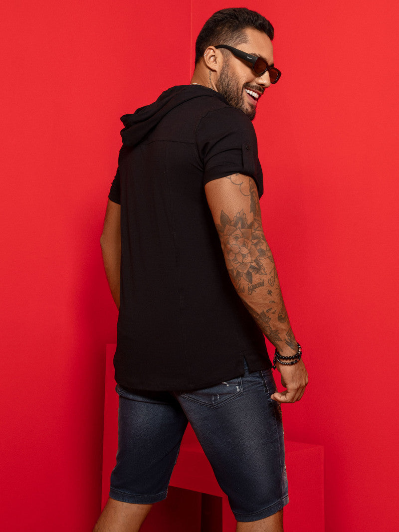 Camiseta Masculina Com Capuz Pit Bull Original ref 62064